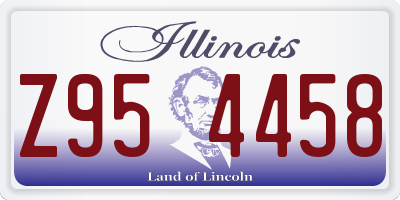 IL license plate Z954458