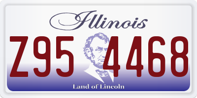 IL license plate Z954468