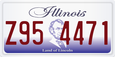 IL license plate Z954471