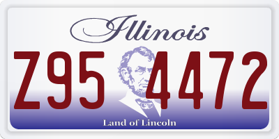 IL license plate Z954472