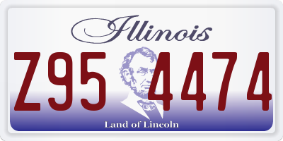IL license plate Z954474