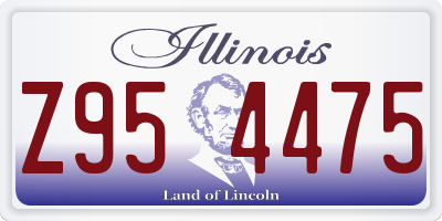 IL license plate Z954475