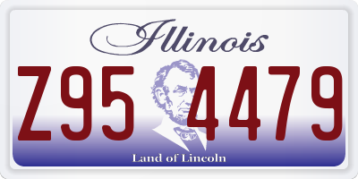IL license plate Z954479