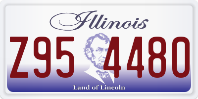 IL license plate Z954480