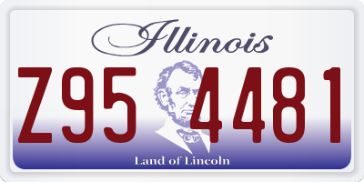 IL license plate Z954481