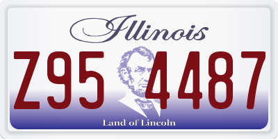 IL license plate Z954487