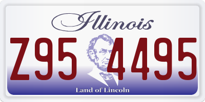 IL license plate Z954495