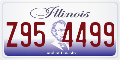 IL license plate Z954499