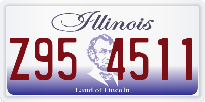 IL license plate Z954511