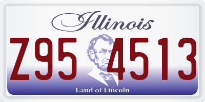 IL license plate Z954513