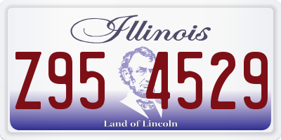 IL license plate Z954529