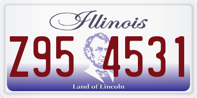 IL license plate Z954531