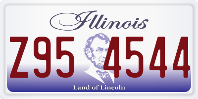 IL license plate Z954544