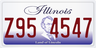 IL license plate Z954547