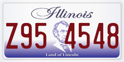 IL license plate Z954548