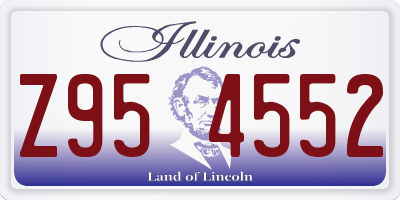IL license plate Z954552