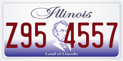 IL license plate Z954557