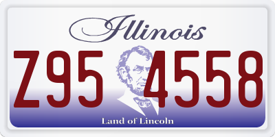IL license plate Z954558