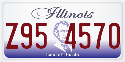 IL license plate Z954570