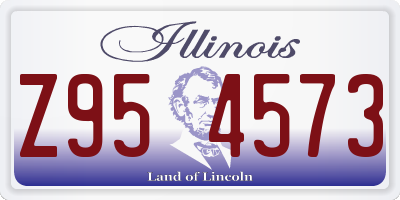 IL license plate Z954573
