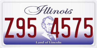 IL license plate Z954575