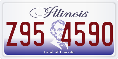 IL license plate Z954590
