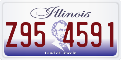 IL license plate Z954591