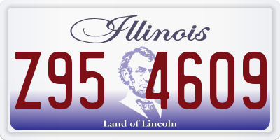 IL license plate Z954609
