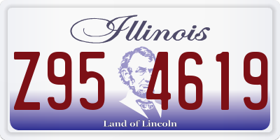 IL license plate Z954619