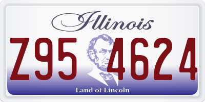 IL license plate Z954624