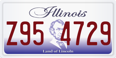 IL license plate Z954729