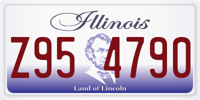 IL license plate Z954790