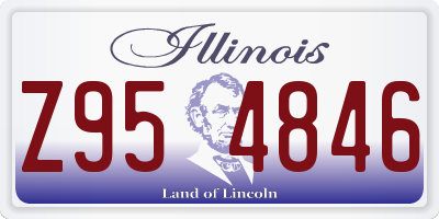 IL license plate Z954846