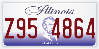 IL license plate Z954864