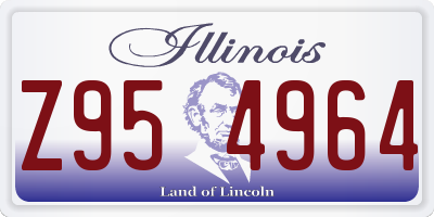 IL license plate Z954964