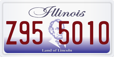 IL license plate Z955010