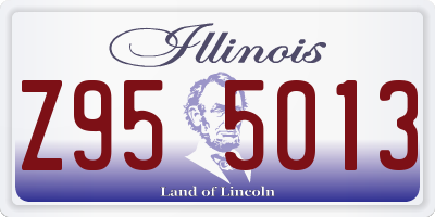 IL license plate Z955013