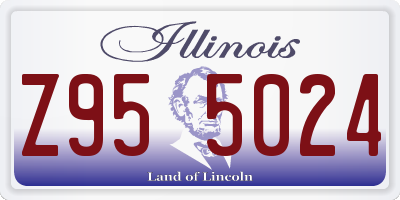 IL license plate Z955024