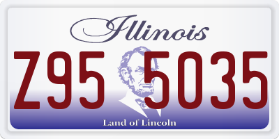 IL license plate Z955035