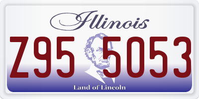 IL license plate Z955053
