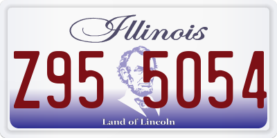 IL license plate Z955054
