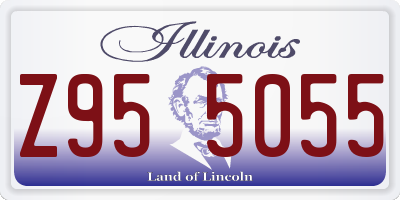 IL license plate Z955055