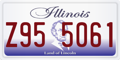 IL license plate Z955061