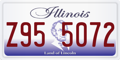 IL license plate Z955072