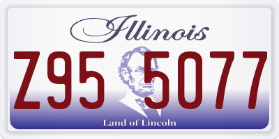 IL license plate Z955077