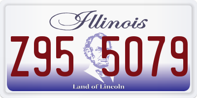 IL license plate Z955079