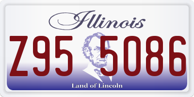 IL license plate Z955086