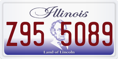IL license plate Z955089