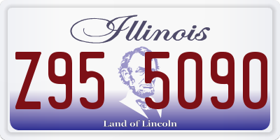 IL license plate Z955090