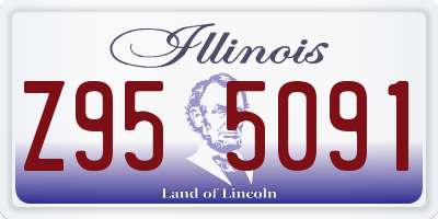 IL license plate Z955091